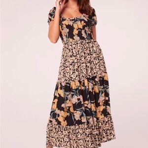 Band of the Free Floral Prita Sun Dress Size S